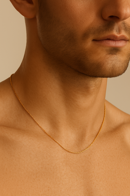 Gargantilla Eslabon clasico 50 cms modelo Eran