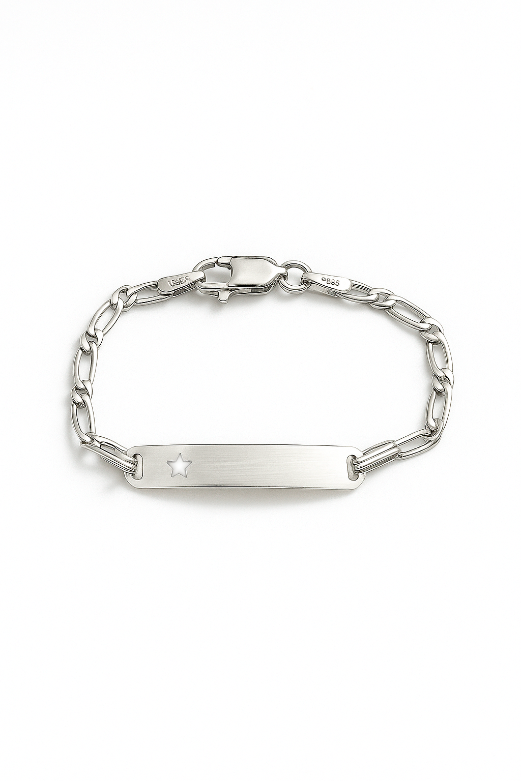 Pulsera modelo Lior con plaquita y Estrella