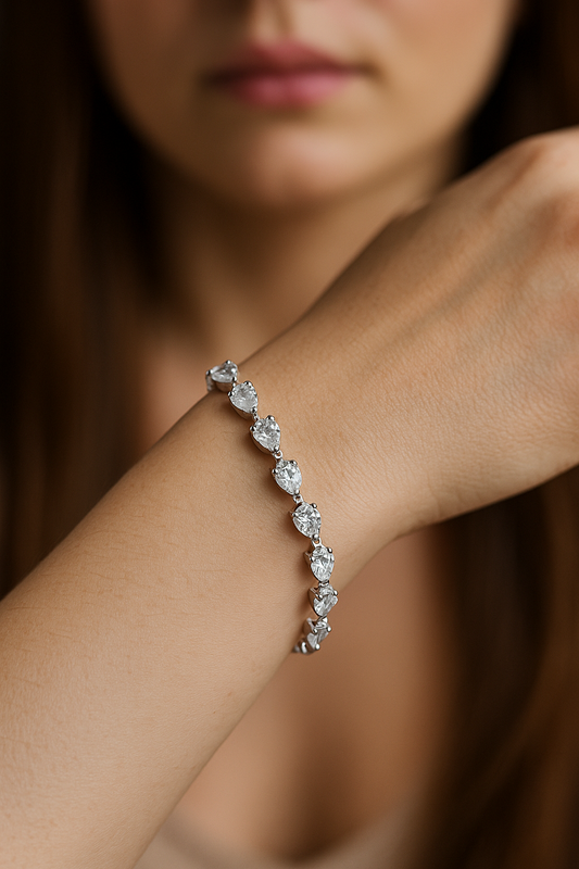 Pulsera Gotas de Circones Modelo Clara