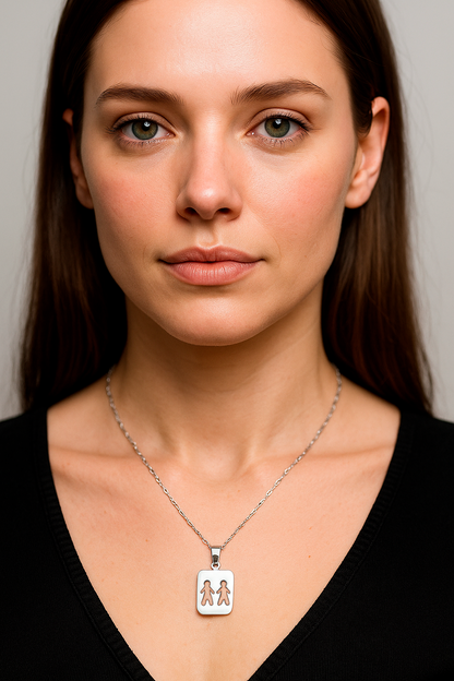 Colgante de 2 Niños
