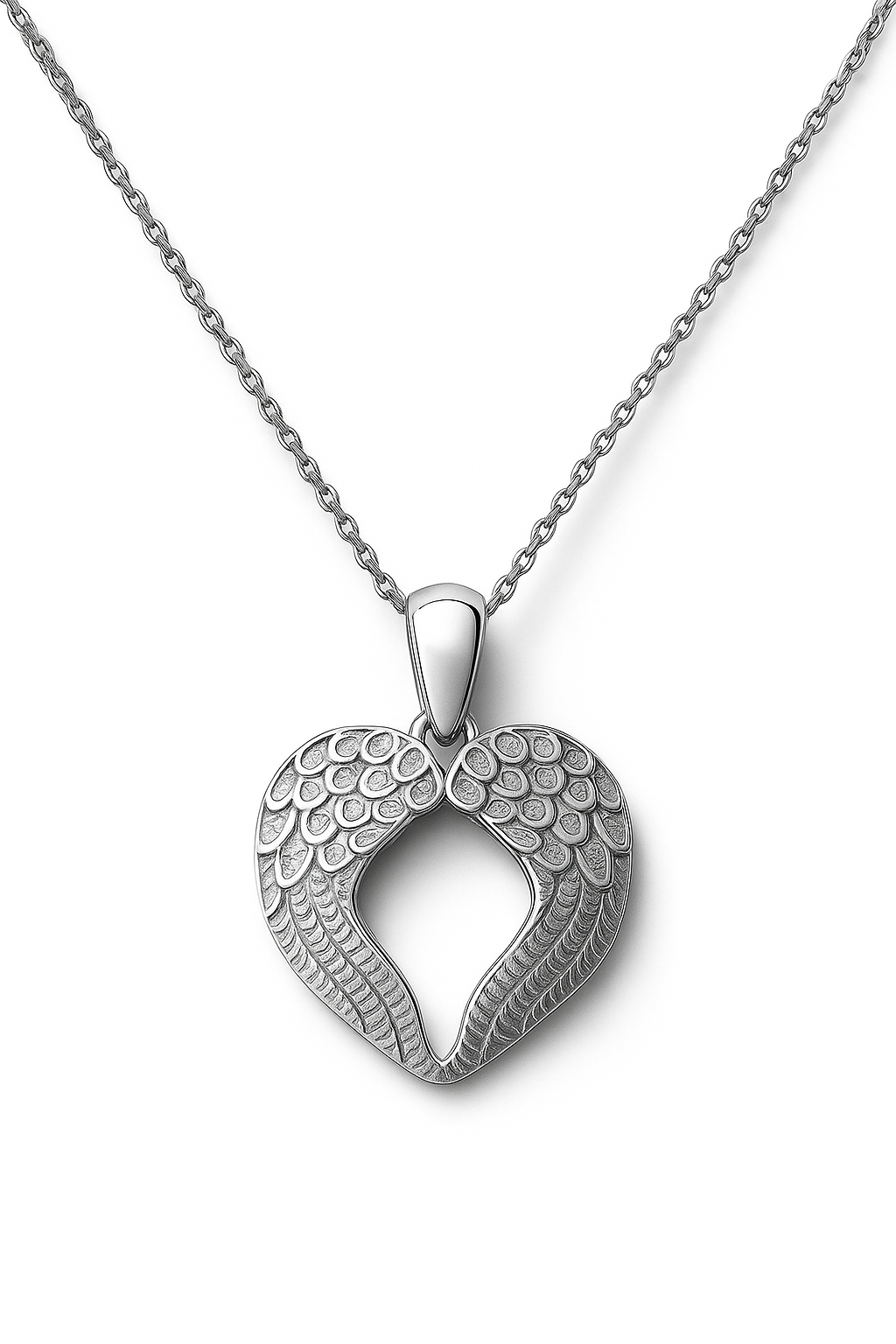 Colgante Corazón de Alas Modelo Elyon