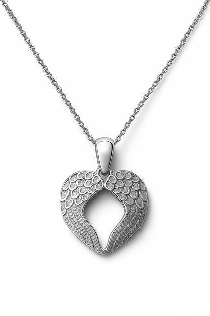 Colgante Corazón de Alas Modelo Elyon