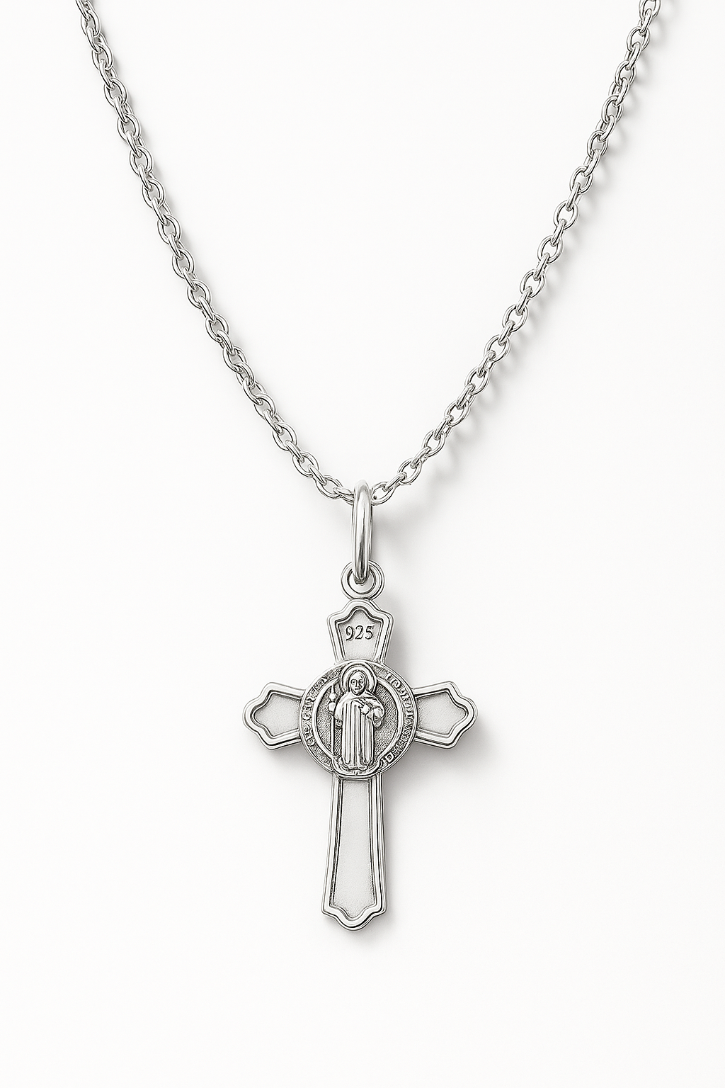 Colgante Cruz de Cristo y San Benito