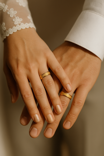 Argollas de Matrimonio Lúmina Oro 18k