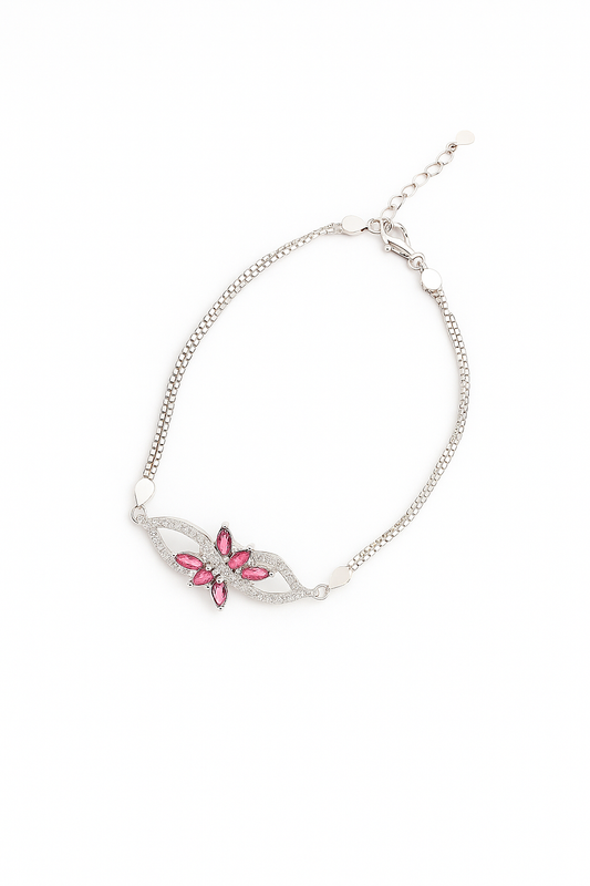 Pulsera Infinito con Circones modelo Evelyn