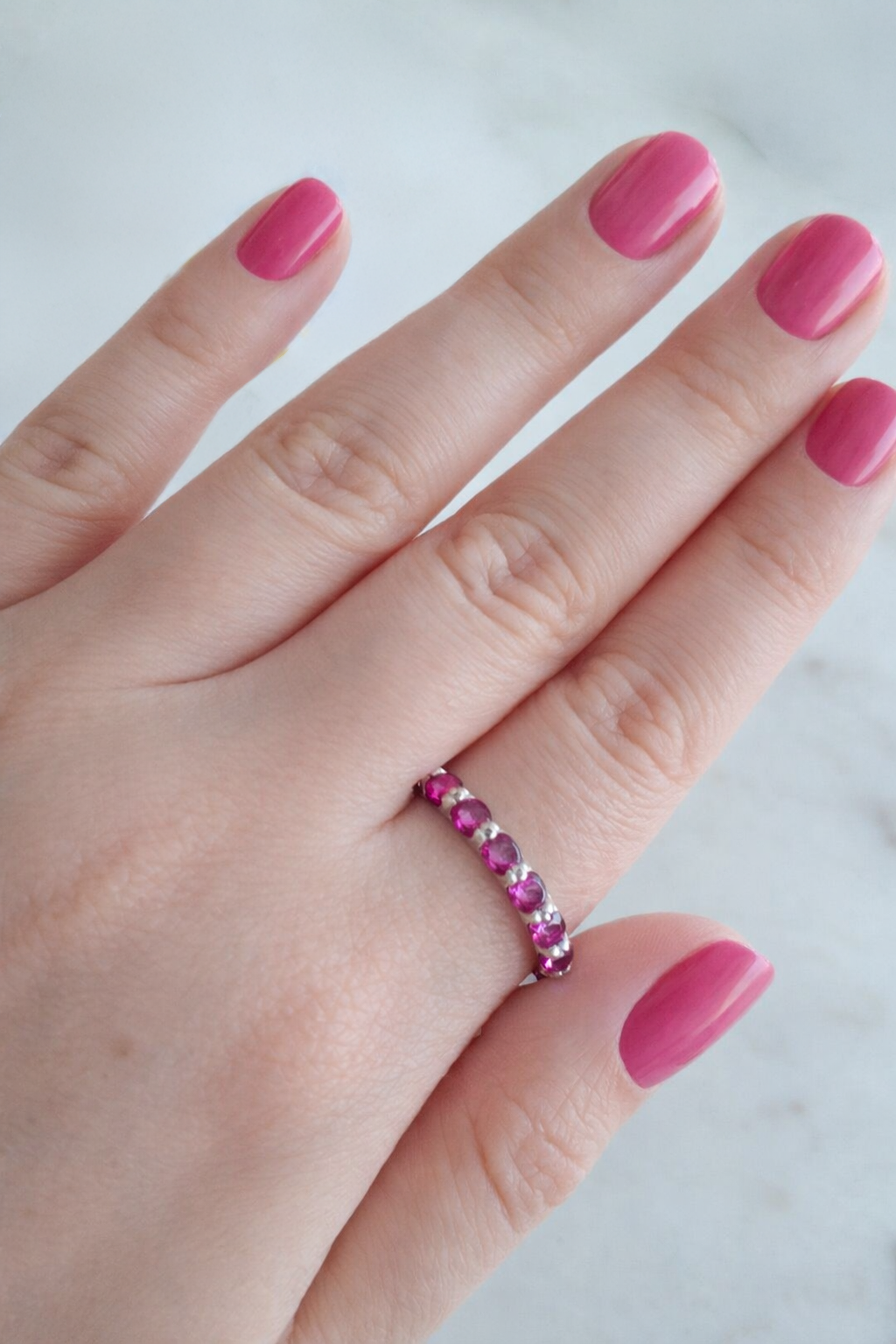 Anillo Media Eternity Modelo Aurelia