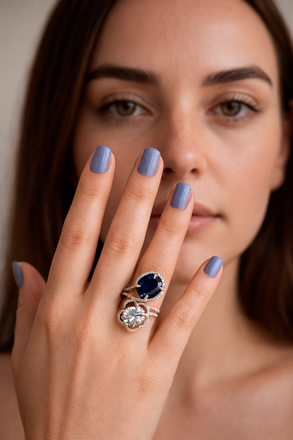 Anillo doble modelo Aelia