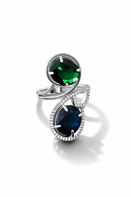 Anillo doble modelo Aelia