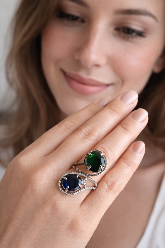 Anillo doble modelo Aelia