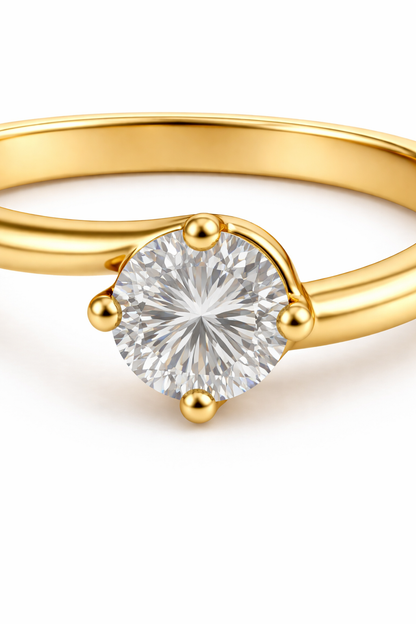 Anillo Oro 18K Modelo Inés