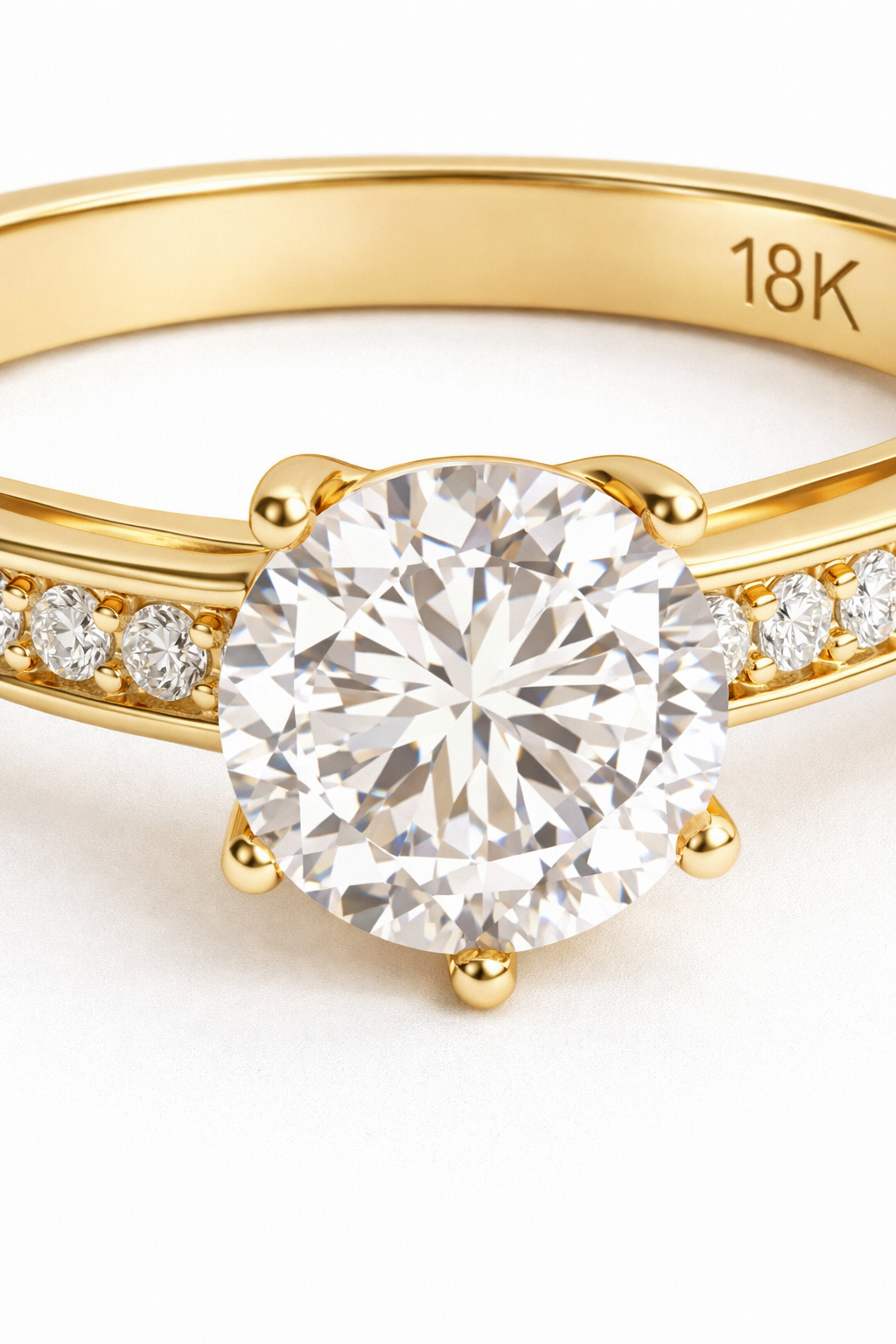 Anillo Oro 18K modelo Bela