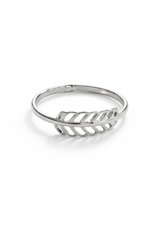 Anillo diseño Hoja modelo Silvae
