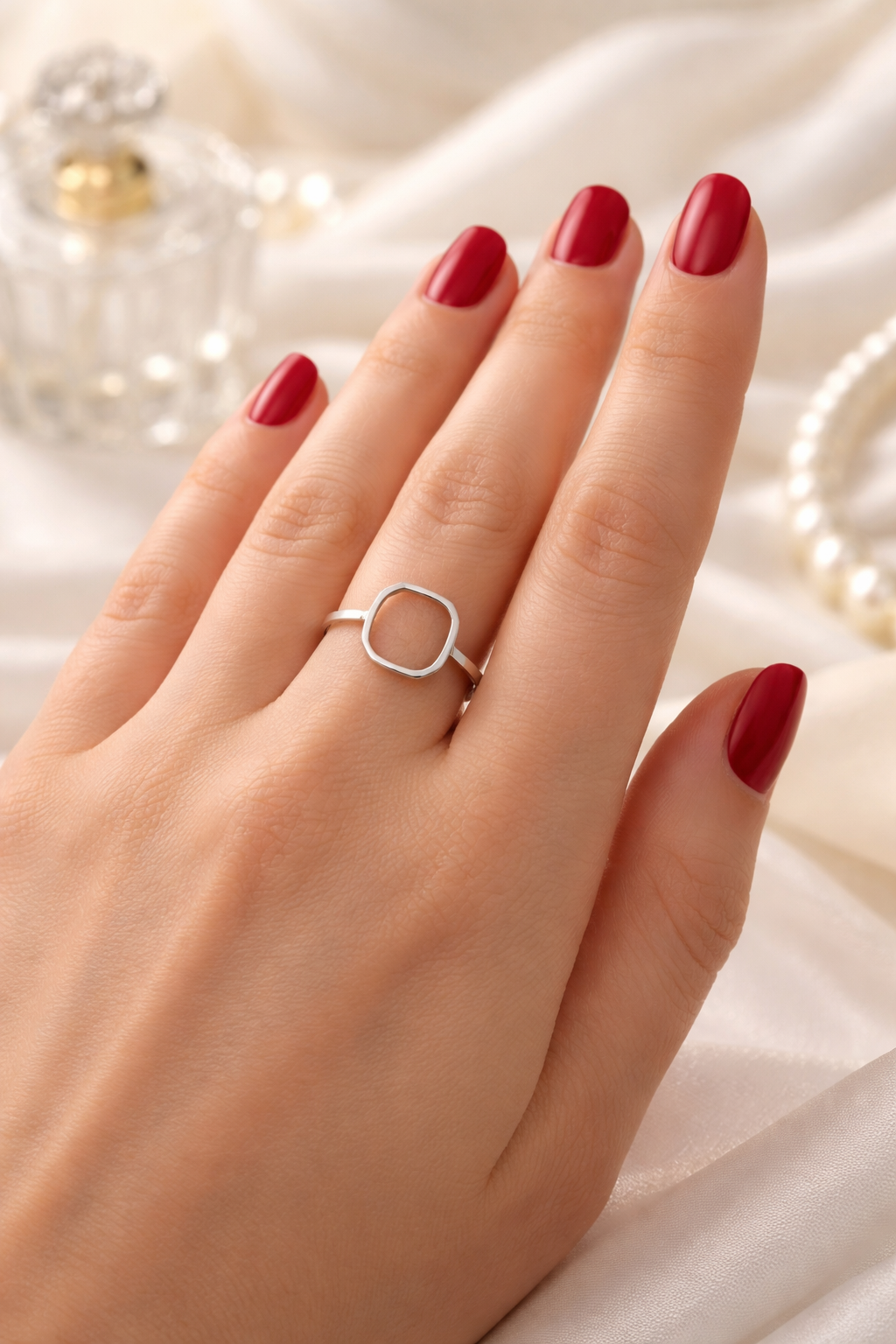 Anillo diseño Geométrico modelo Nodus