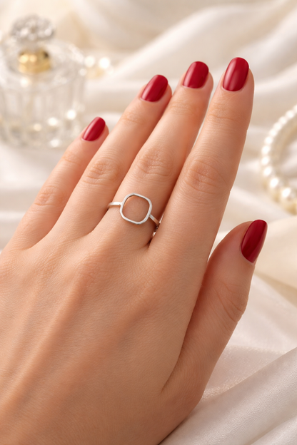 Anillo diseño Geométrico modelo Nodus