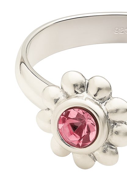 Anillo Midi diseño Flor y Hoja modelo Almira