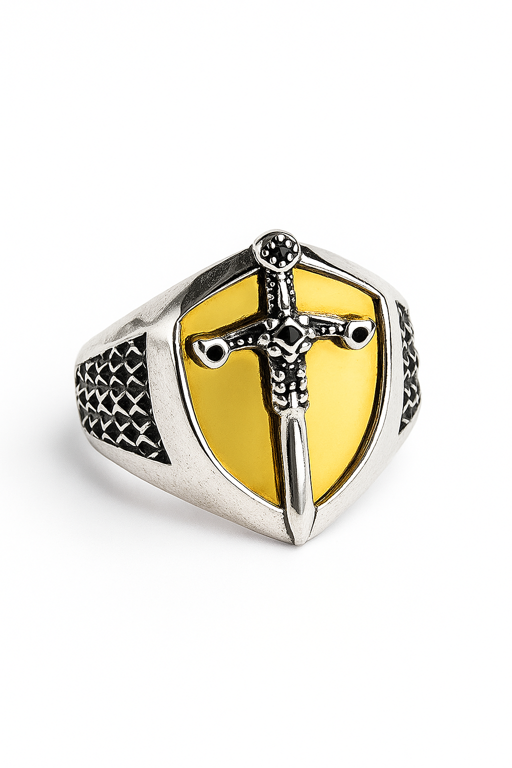 Anillo modelo Escudo y Espada