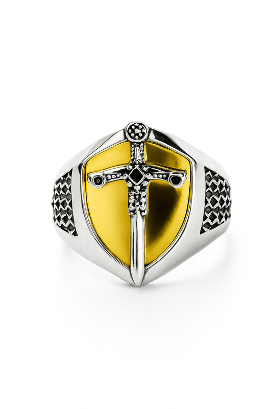 Anillo modelo Escudo y Espada