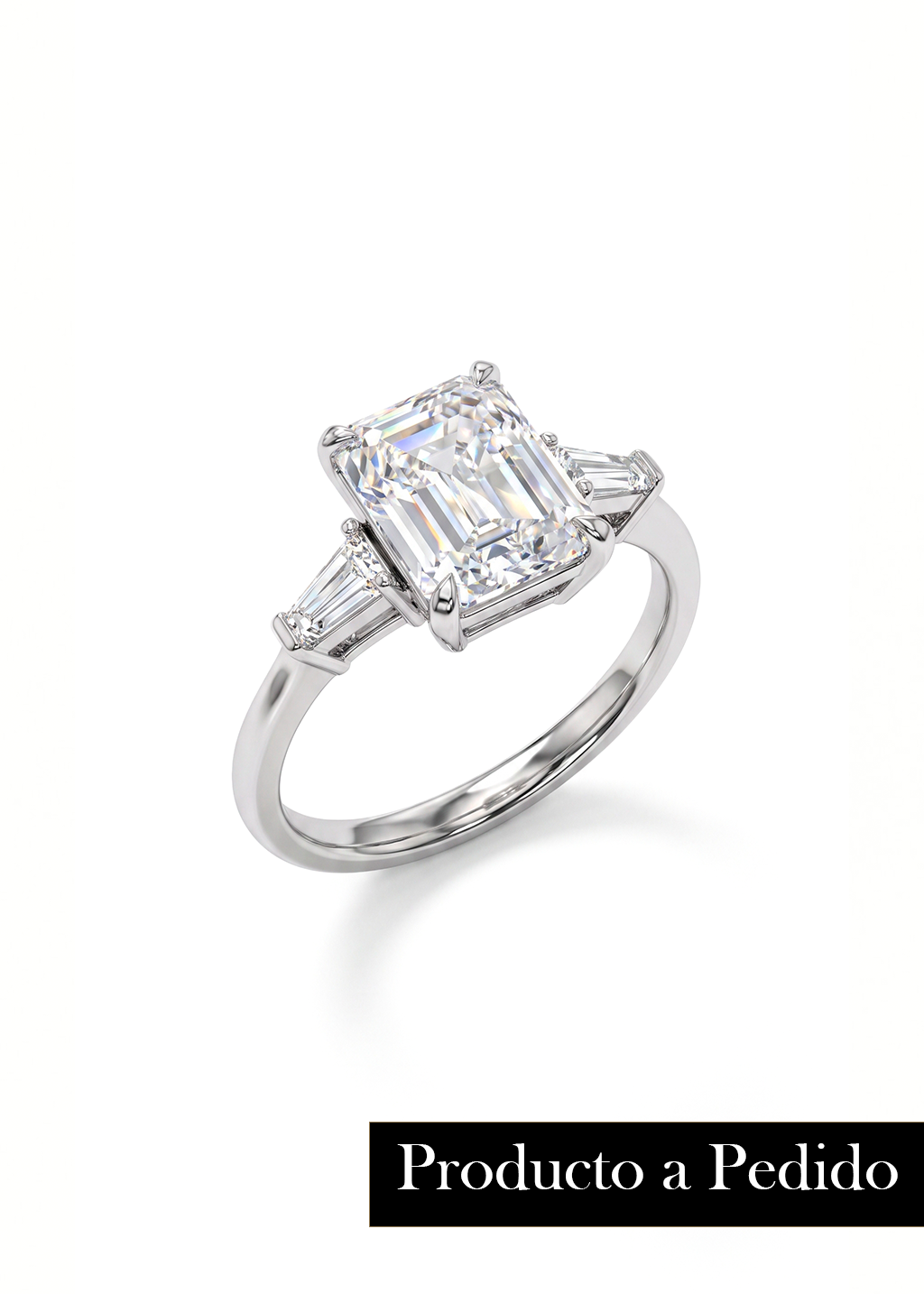 Anillo Oro Blanco y Brillantes modelo Jacinta