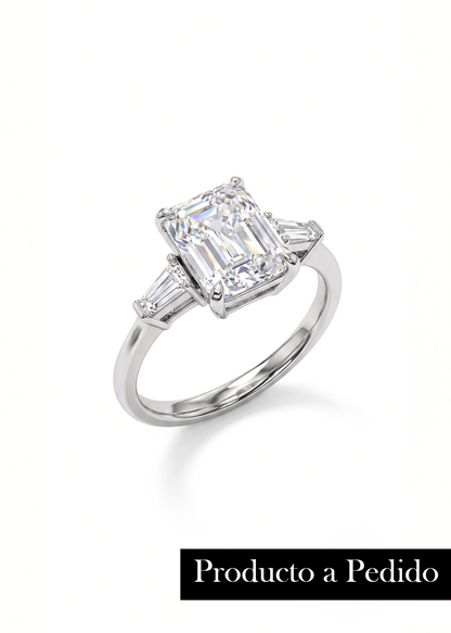 Anillo Oro Blanco y Brillantes modelo Jacinta