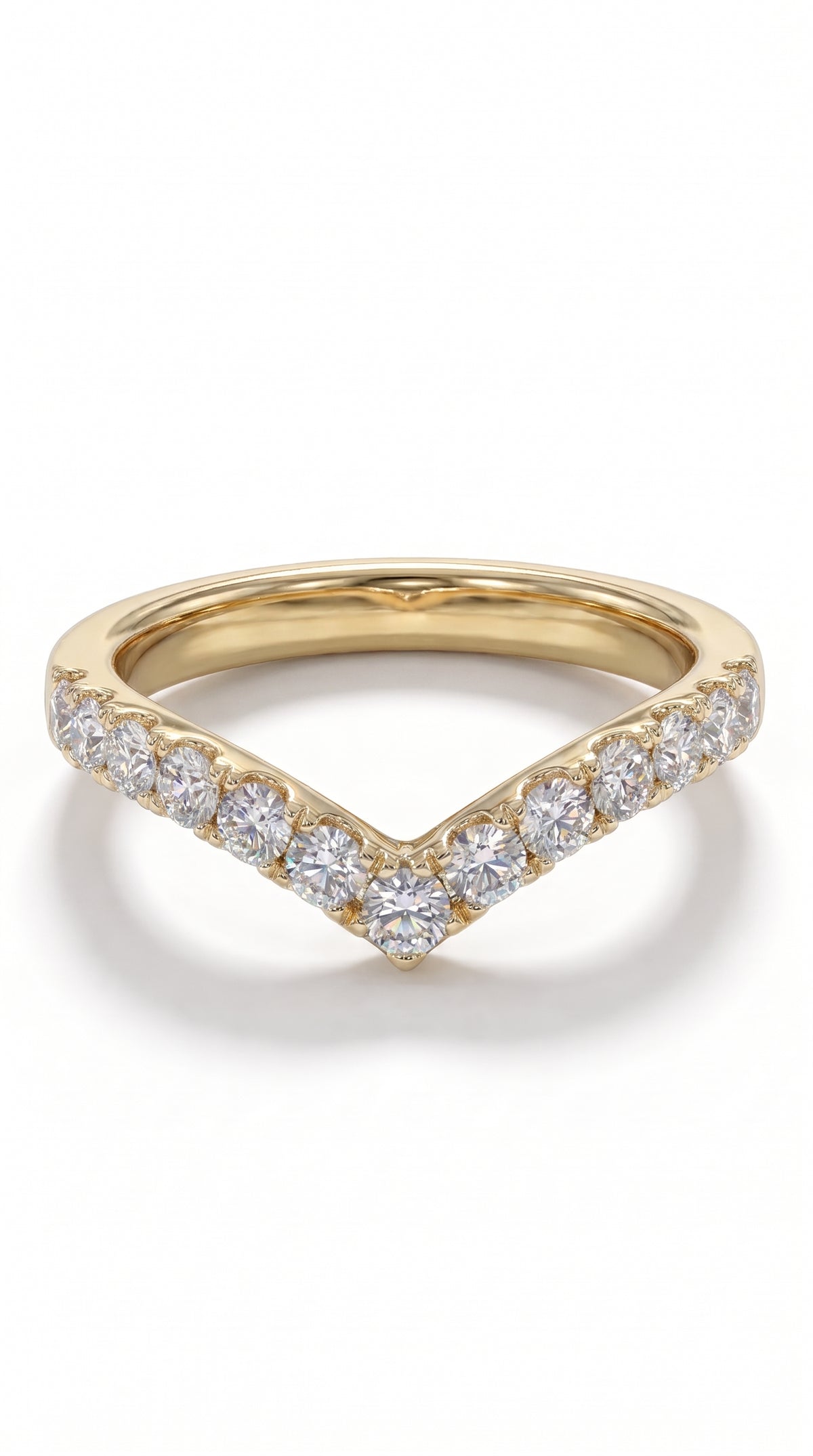 Anillo "V" modelo Valerie Oro 18k