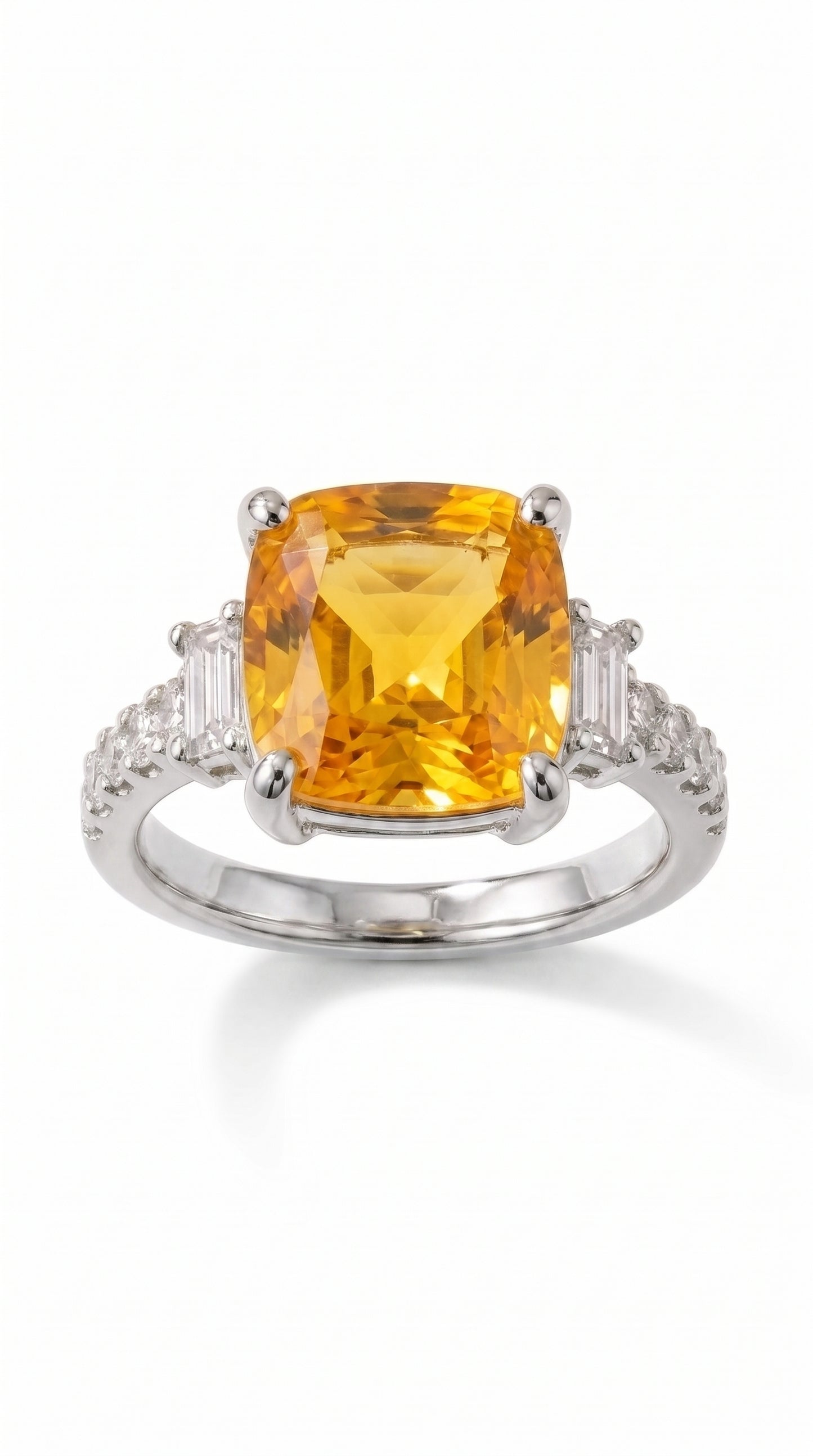 Anillo Amber · Citrino en Oro 18k