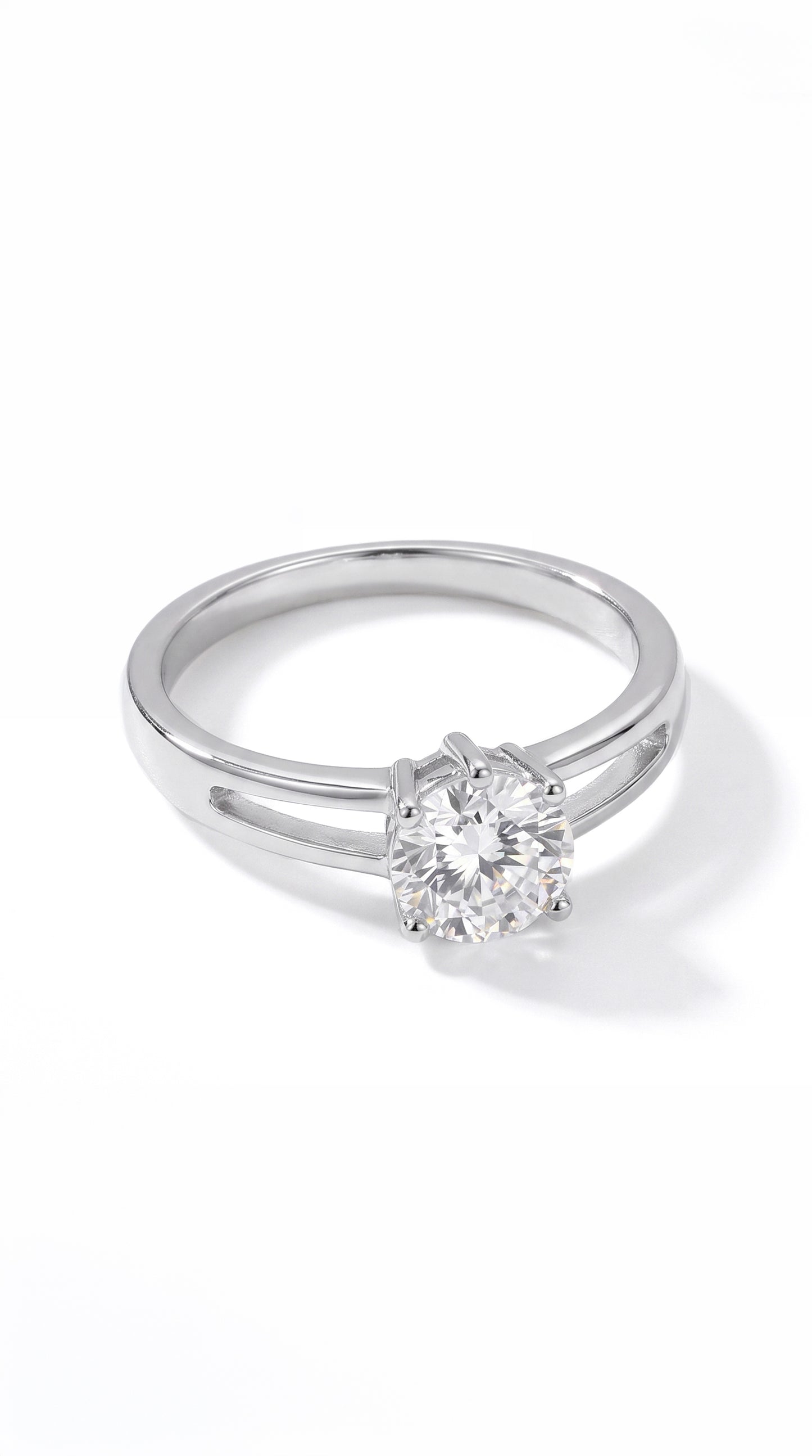 Anillo Solitario modelo Aurora