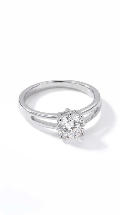 Anillo Solitario modelo Aurora