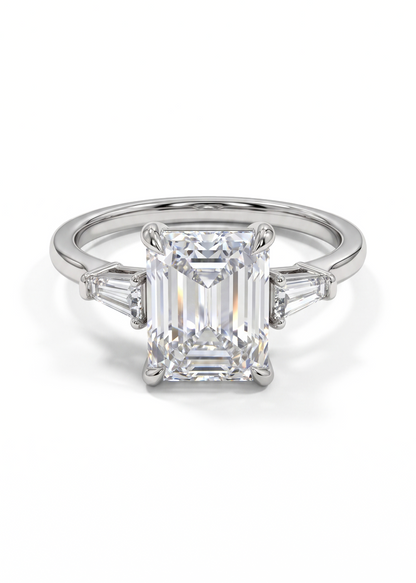 Anillo Oro Blanco y Brillantes modelo Jacinta