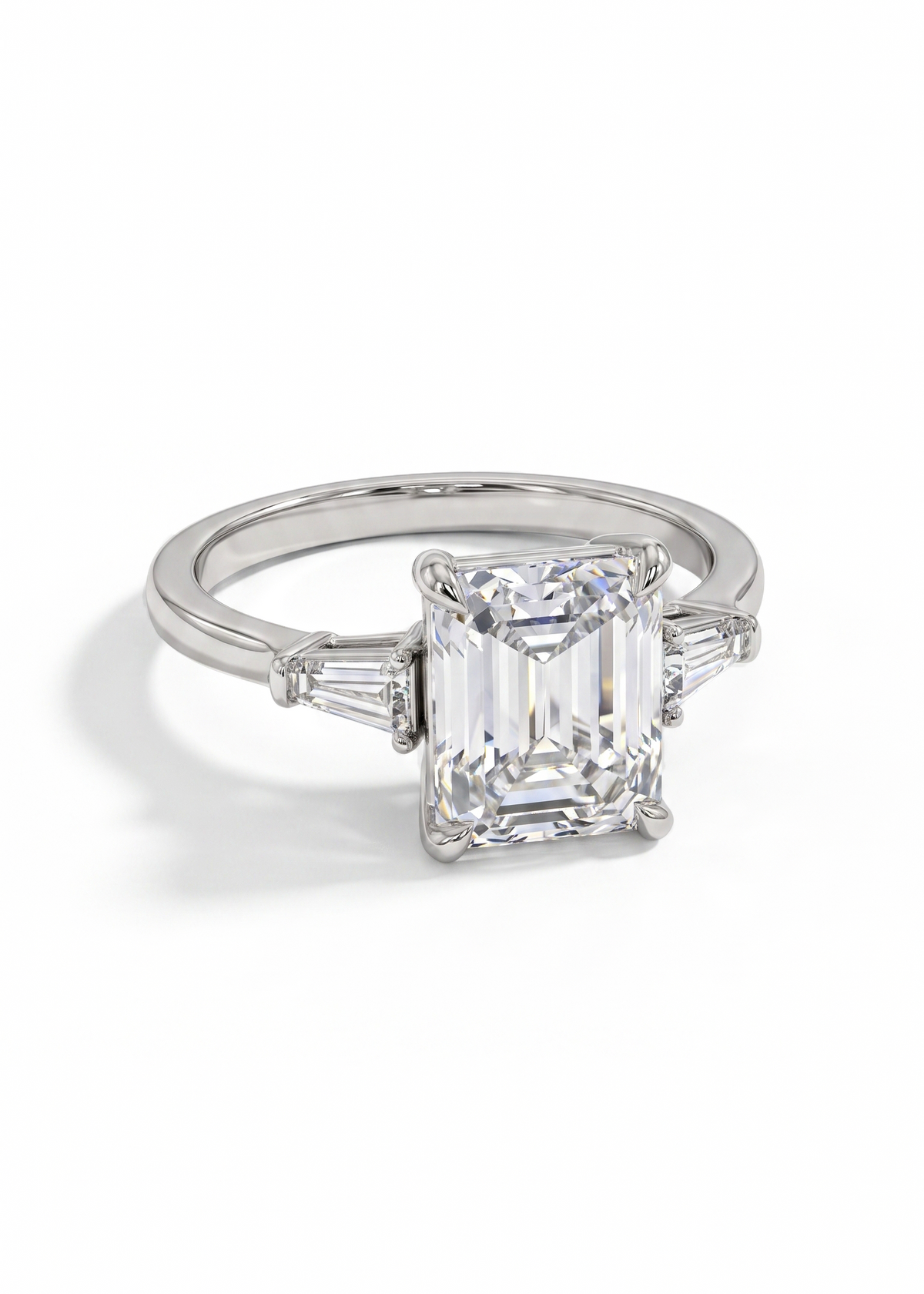 Anillo Oro Blanco y Brillantes modelo Jacinta
