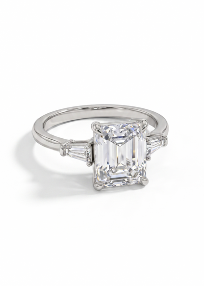 Anillo Oro Blanco y Brillantes modelo Jacinta