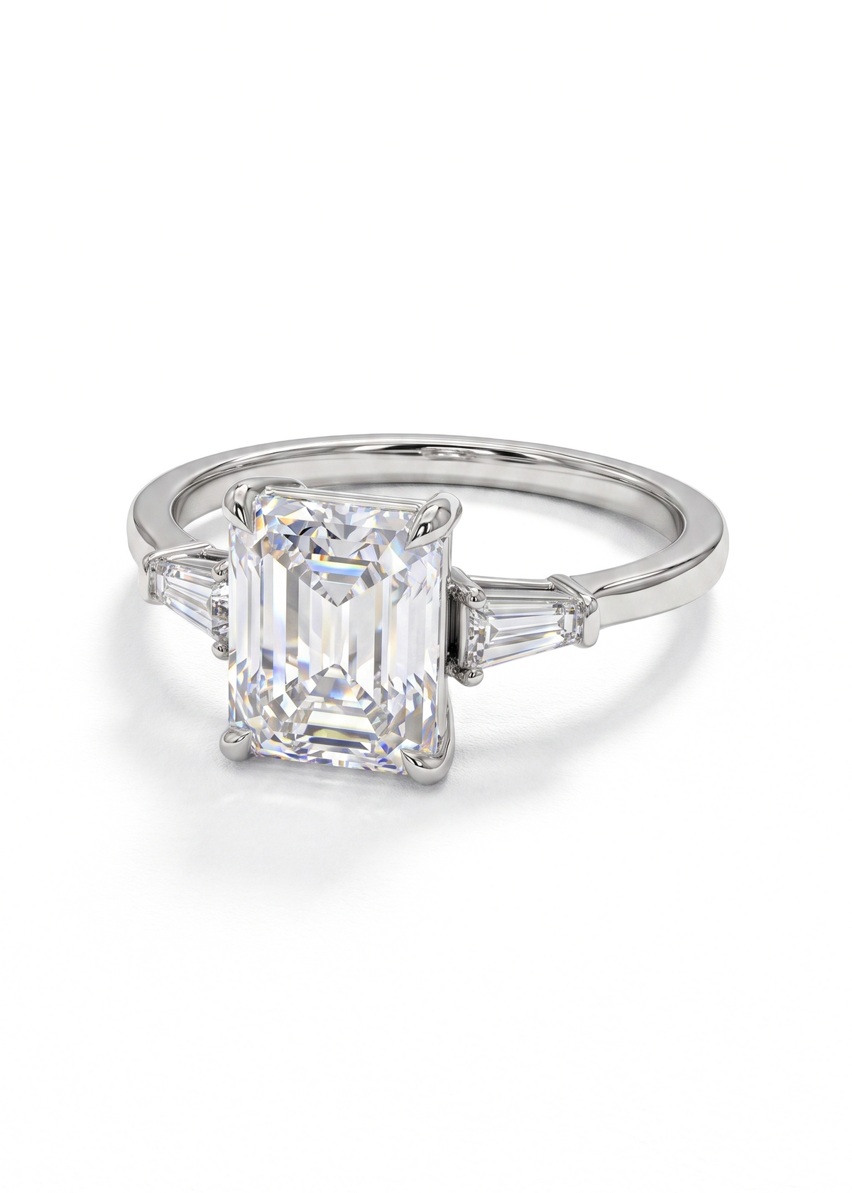 Anillo Oro Blanco y Brillantes modelo Jacinta
