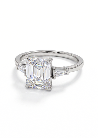 Anillo Oro Blanco y Brillantes modelo Jacinta