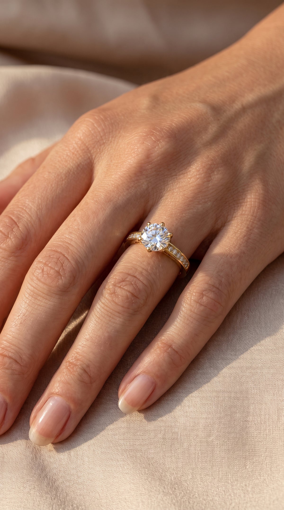 Anillo Oro 18K modelo Bela