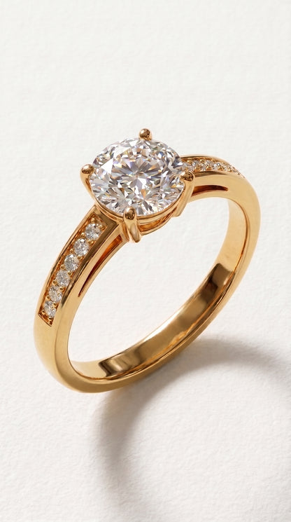 Anillo Oro 18K modelo Bela