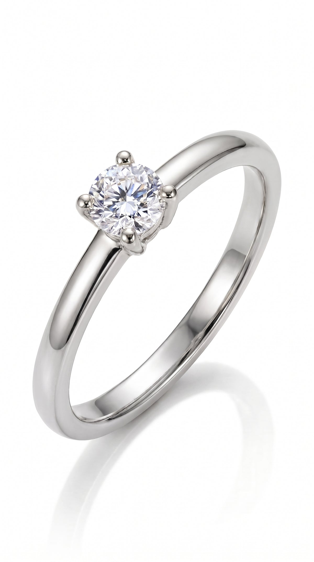 Anillo Solitario modelo Elara Oro 18k