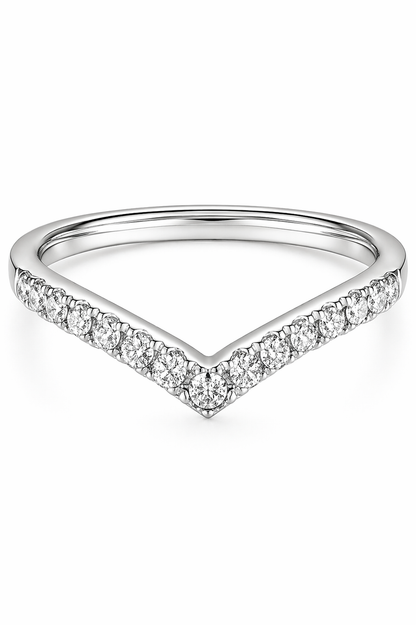 Anillo "V" modelo Valerie Oro 18k