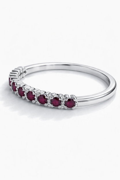 Anillo medio cintillo modelo Siena