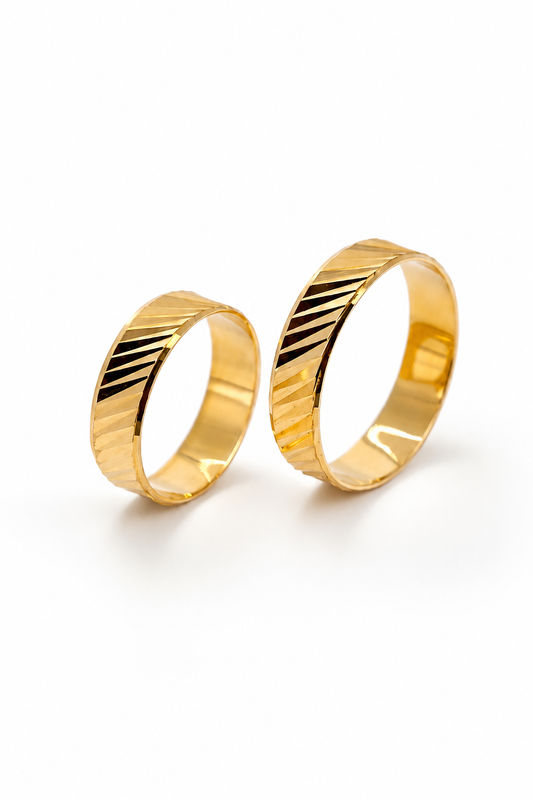 Argollas modelo Luminis Oro 18k
