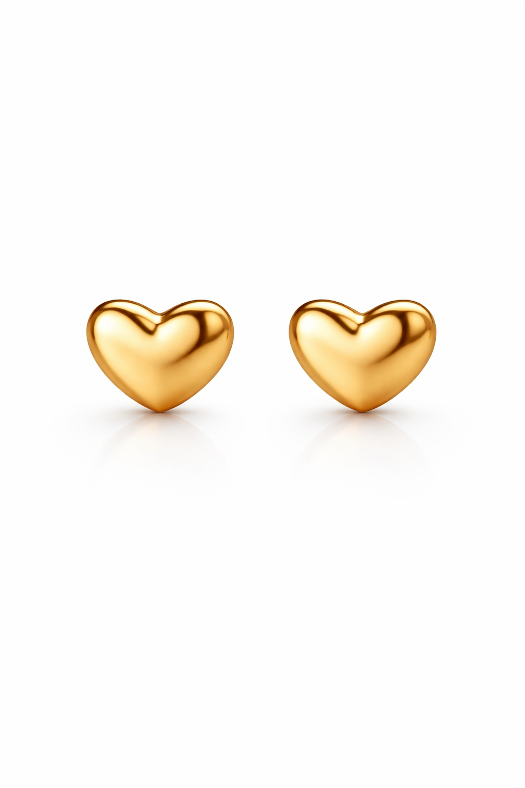Aros Oro 18K Corazón Modelo Alba