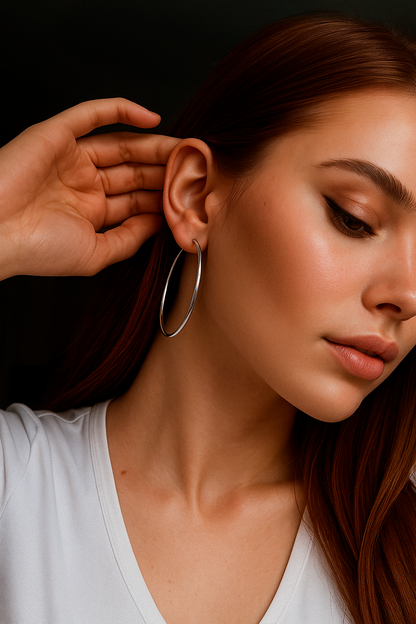 Aros de Argolla 40 mm modelo Naia