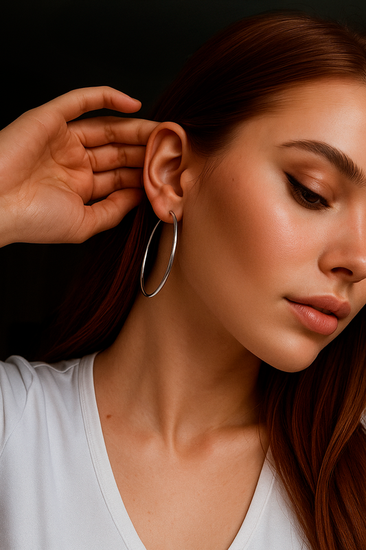 Aros de Argolla 40 mm modelo Naia