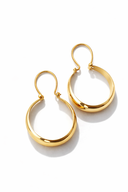 Aros Bote Oro 18k N°5 modelo Elena