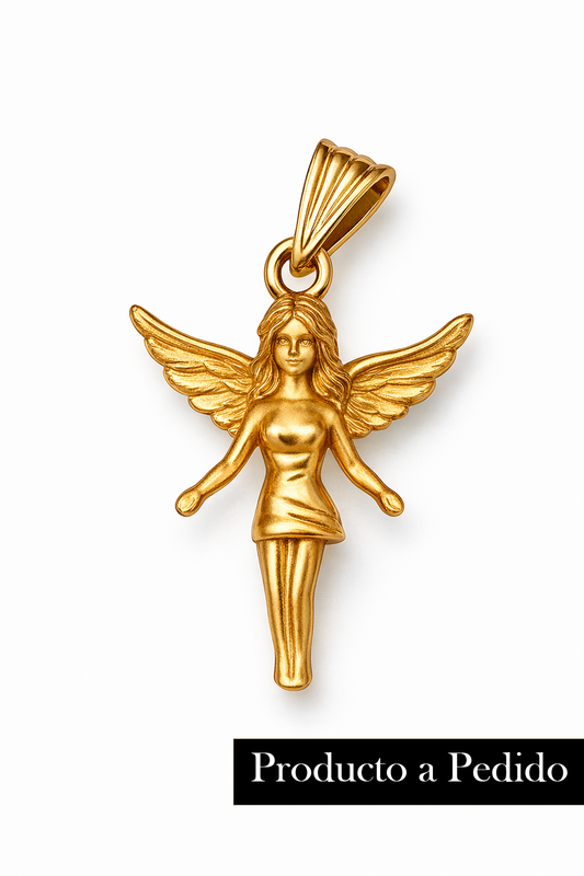 Colgante Hada en Oro 18k