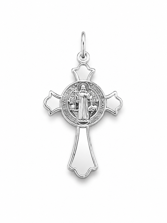 Colgante Cruz de Cristo y San Benito