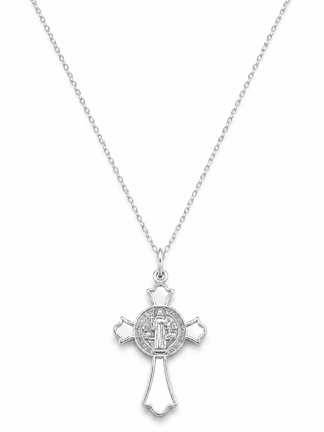 Colgante Cruz de Cristo y San Benito