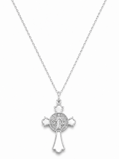 Colgante Cruz de Cristo y San Benito