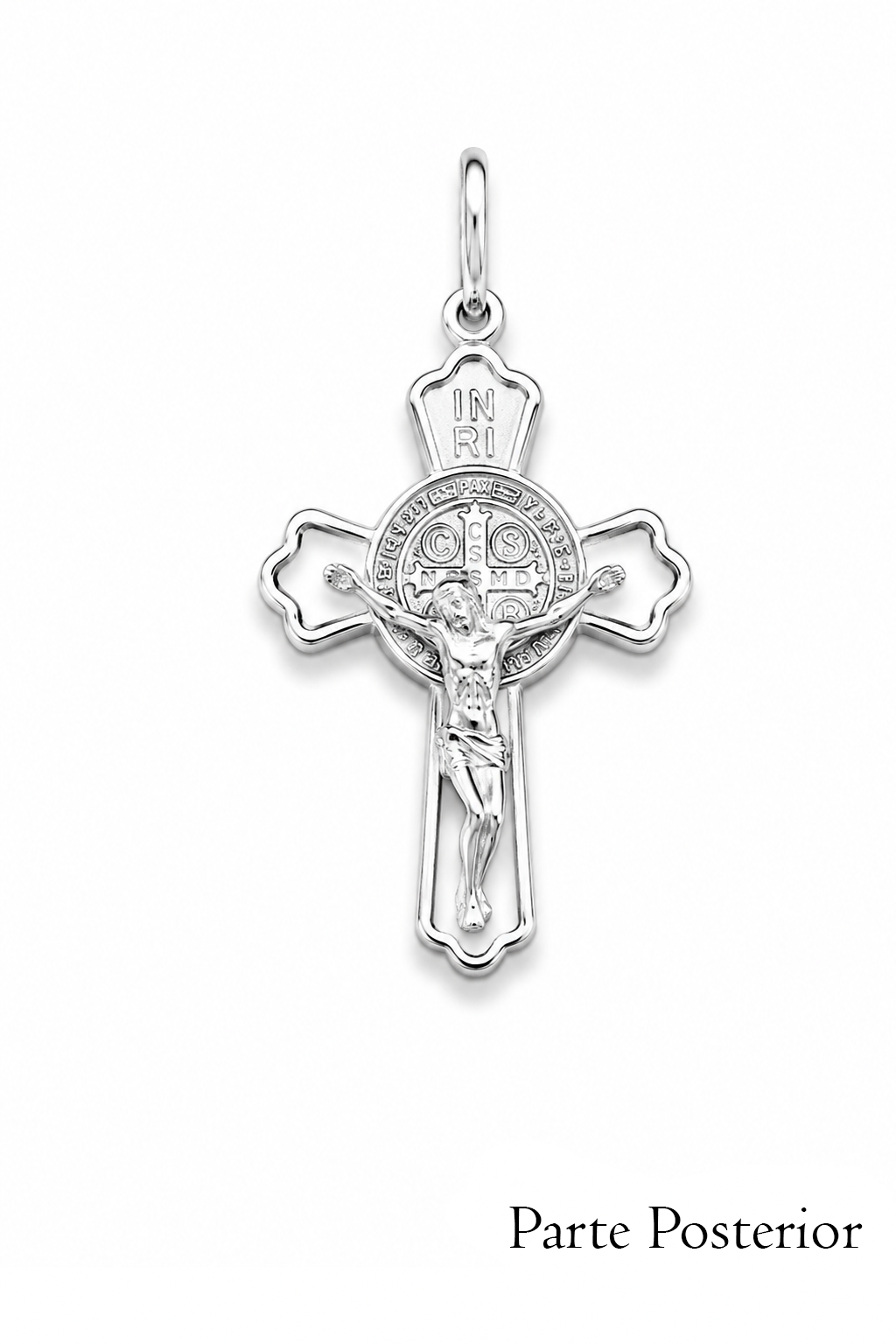 Colgante Cruz de Cristo y San Benito