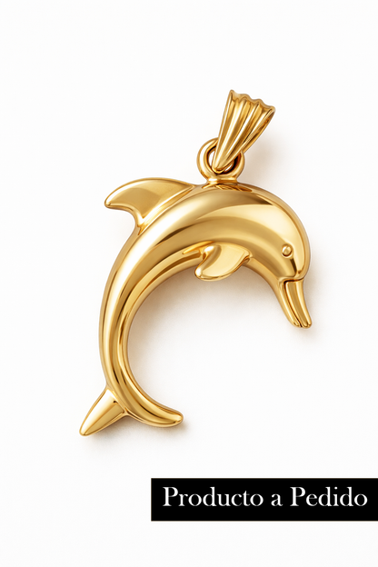Colgante Delfín de Oro 18k modelo Nereus