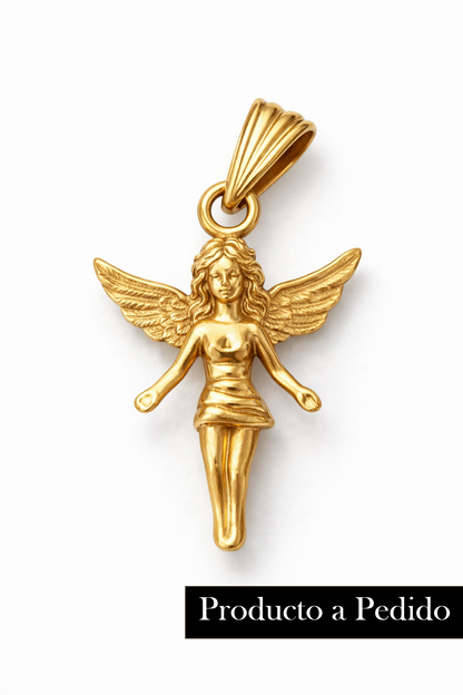 Colgante Hada en Oro 18k