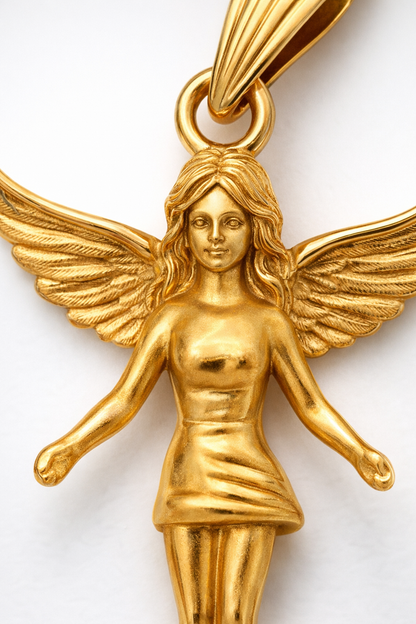 Colgante Hada en Oro 18k